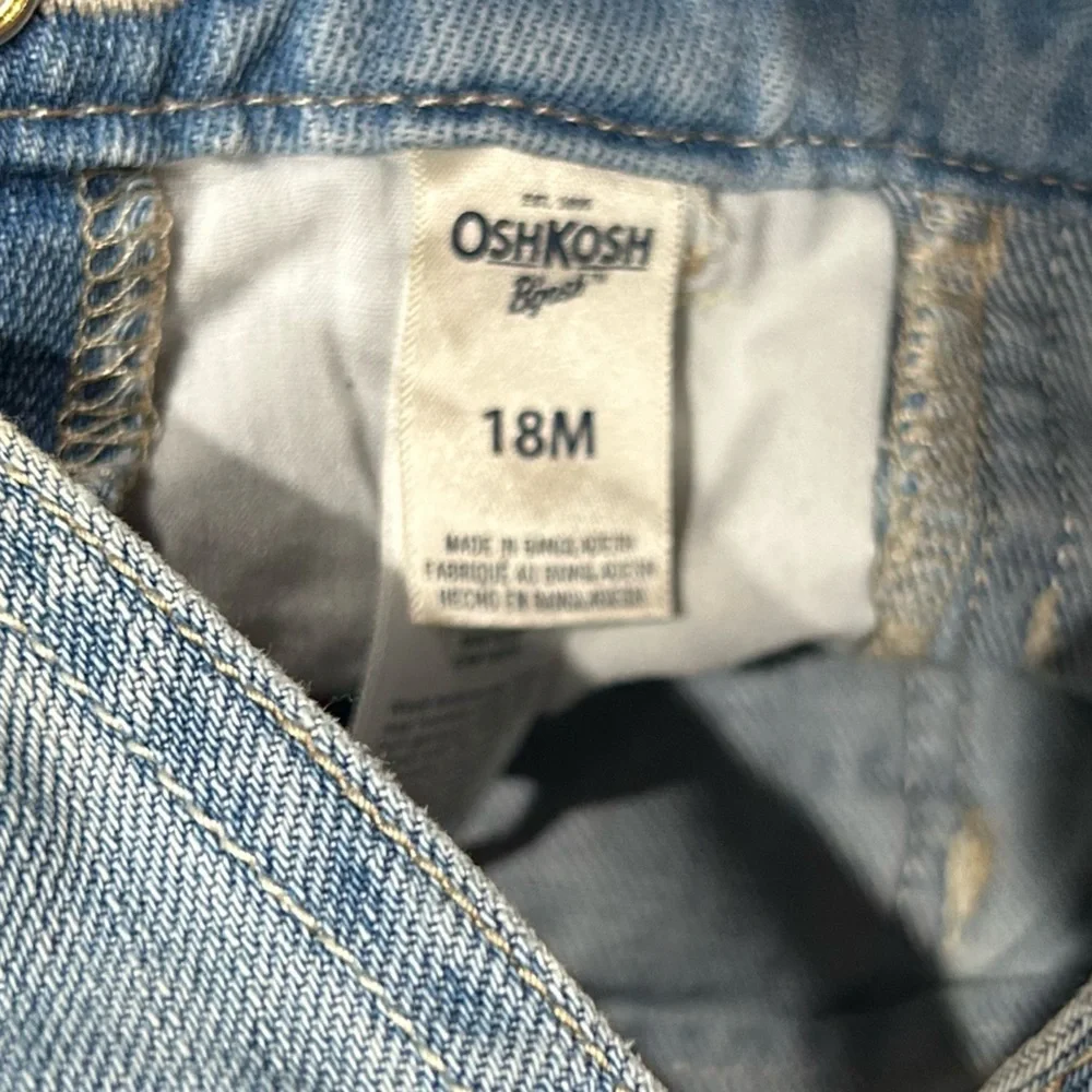 OshKosh B'gosh Light Blue‎ Denim Overalls